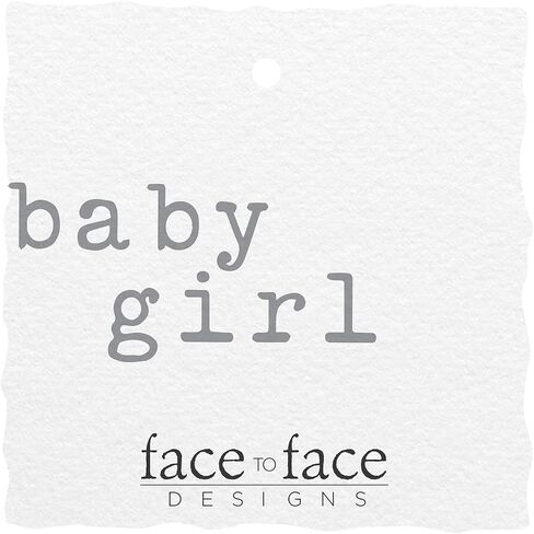 Stephan Baby Face to Face Designs 2-Tiered Hanging Wood Cross, 7.25" x 8.5", Distressed White & Pink in Saudi Arabia