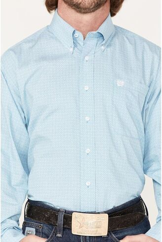 Cinch Men's Floral Medallion Print Western Shirt - Mtw1105417 in Saudi Arabia