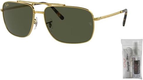 نظارات شمسية راي بان RB3796 وسادة للرجال والنساء + حزمة مع مجموعة النظارات المجانية من Designer iWear in Kuwait