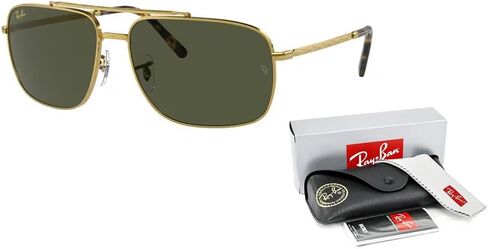نظارات شمسية راي بان RB3796 وسادة للرجال والنساء + حزمة مع مجموعة النظارات المجانية من Designer iWear in Kuwait