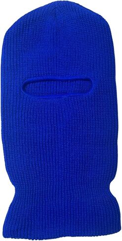 Balaclava Ski Mask One-Hole for Men and Women, Windproof Face Mask for Outdoor Sports, Blue in Kuwait