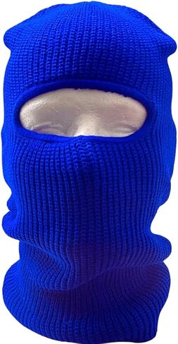 Balaclava Ski Mask One-Hole for Men and Women, Windproof Face Mask for Outdoor Sports, Blue in Kuwait