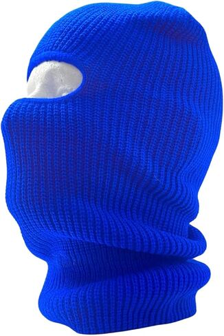 Balaclava Ski Mask One-Hole for Men and Women, Windproof Face Mask for Outdoor Sports, Blue in Kuwait