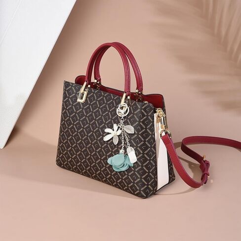 FREEBLOSS 4Pcs Flower Rhinestone Keychains 4 Colors Purse Charms for Handbags Tassel Style Flower Car Key Charm for Women Car Key Daily 16CM, Blue, M in Saudi Arabia