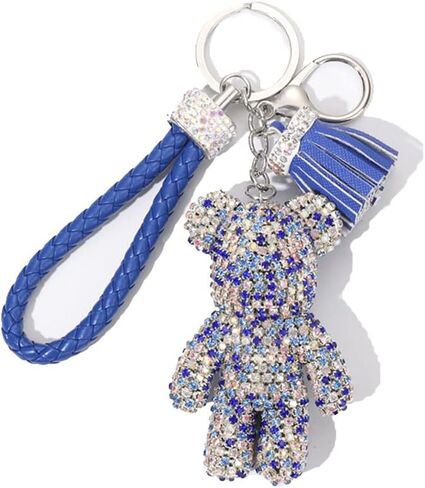 Tarieson Girls Fashion Fashion Bear Keychain بلينغ سلاسل المفاتيح in Kuwait