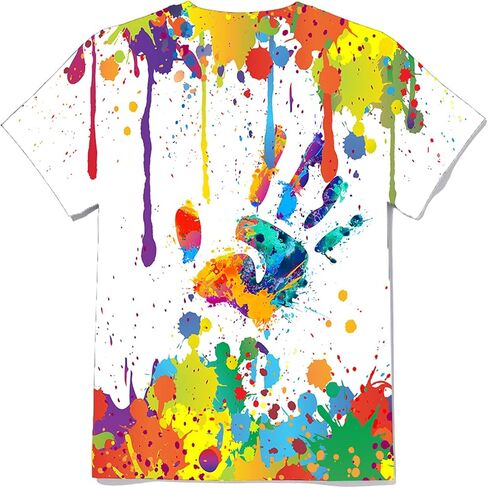 Yasswete Boys Girls T-Shirt 3D Realistic Graphic Crewneck Short Sleeve Printed Tee Shirt Tops for Kids Teens 6-16 Years in Saudi Arabia