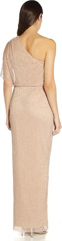 Adrianna Papell Women's Metallic Mesh Gown in Saudi Arabia