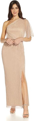 Adrianna Papell Women's Metallic Mesh Gown in Saudi Arabia