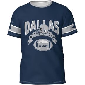 Custom Football T Shirts Customized Name Number Gifts for Men Women Youth Personalized Sports Fan Tee Small