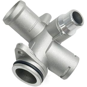 Engine Coolant Hose Flange Aluminum Replacement for Audi A4 Quattro Connection Pipe # 06D121132