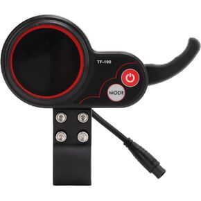 48V TF-100 Display 6 Pin Waterproof Connector Electric Scooter Controller LCD Display Communication Instrument Modification Parts for M4 Electric Scooter Controller