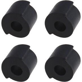 4PCS Anti-Vibration Pad Folding Cushion Rubber Damper Compatible with Ninebot ES1 ES2 ES3 ES4 Electric Scooter 10.2mm Height 6mm Hole Diameter Black