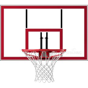Spalding Shatter-Proof Polycarbonate Backboard & Rim Combo
