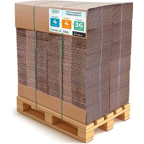 IDL Packaging Tall Corrugated Shipping Boxes 4"L x 4"W x 36"H (Pack of 5) - Excellent Choice of Strong Packing Boxes for USPS, UPS, FedEx Shipping - Easy-to-Recycle Cardboard Boxes