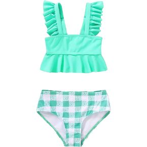One Piece Swimsuit Girls Beach Sport Pool Summer Quick Dry Cool Swimwear 3-8 Years