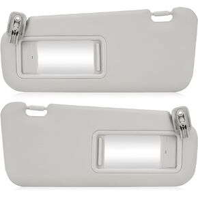 Left Driver Right Passenger Side Gray Sun Visor fit for Mazda 3 2010 2011 2012 2013 Sunvisor Replacement BBM2-69-320C-75 BBM3-69-320C-75
