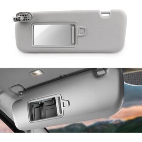 JDMON Left Driver Side Sun Visor Compatible with Hyundai Elantra AD 2016 2017 2018 2019 Replaces 85210F0100TTX Left Driver Side (Gray)