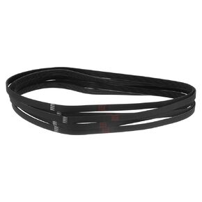 uxcell 5pcs 360J6 Rubber Poly V Belt, 6 Ribs PJ V-Ribbed Belt 36" Length x 0.55" Width x 0.16" Thick, Industrial Transmission Power Drive Belt