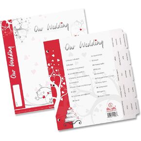Ahh Hah! Wedding Kit Organizer: Pre-Printed Index Tabs for Three Ring Binder