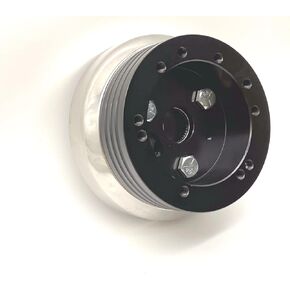 5 & 6 Hole Billet Aluminum Steering Wheel Hub Adapter Compatible with Chevy GM, Chevy, Flaming River, Ididit,Buick,JEEP,CADILLAC (Work with Quick Release)