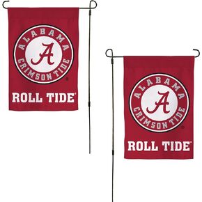 Desert Cactus University of Alabama Garden Flag Crimson Tide Bama UA Banner 100% Polyester (Design D)