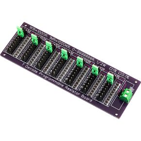 2pcs 0R - 9999999R 7 Decade Programmable Resistor Board Step 1R 1% 1/2 Watt 1206 with 100ohm 100R Adjustable Resistor, 2 Types Output