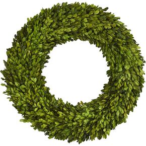 Nearly Natural 24in. Preserved Boxwood Wreath