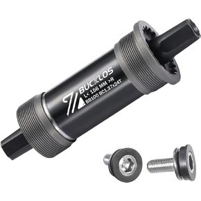 BUCKLOS مربع مدبب BSA أسفل قوس JIS-68/80/90/100/110/120x110.5 113 116 118 120 122.2 126 140 152 156 166 174 مللي متر مع مسامير