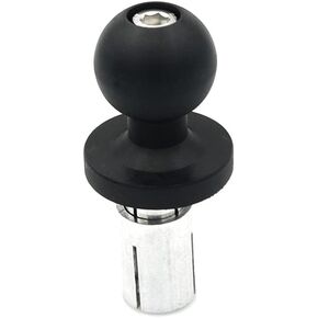 Motorcycle Fixed Bracket Adapter Ball Head 1" Base Triple Tree Stem Yoke Center Hexagon Hole hex Fork Mount Scope 13mm-19mm Expansion Central Bolt (Center Hole Ball) in Kuwait