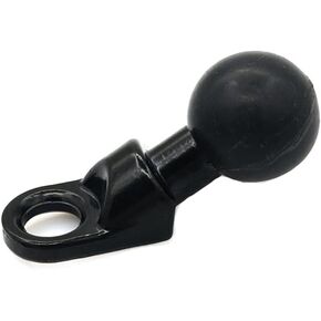 Motorcycle Fixed Bracket Adapter Ball Head 1" Base Triple Tree Stem Yoke Center Hexagon Hole hex Fork Mount Scope 13mm-19mm Expansion Central Bolt (Center Hole Ball)