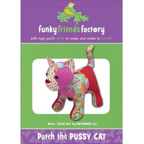 FUNKY FRIENDS FACTORY Patch Cat Pattern
