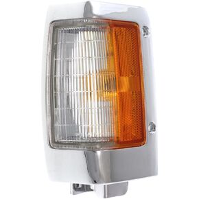 For Nissan Pickup Side Marker Light Assembly 1990-1997 Driver and Passenger Side | Pair Chrome | NI2550107 | NI2551107 | B6115-88G00