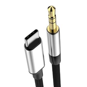 USB C to 3.5mm Audio Aux Jack Cable (3.3ft), Type C to 3.5mm Headphone Car Stereo Cord Compatible with iPhone 15/15 Pro Max/15 Plus/15 Pro,Samsung Galaxy S23 S22 S21 S20 Note 20,Pixel,iPad Pro,MacBook