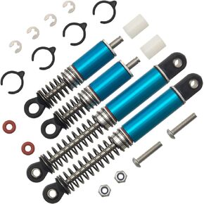 Aluminum Front & Rear Oil Shocks Absorber Adjustable Dampers For Tamiya Hornet/Grasshopper Upgrade Parts