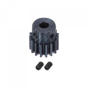 uxcell 1Mod 16T Pinion Gear 5mm Bore Hardened Steel Motor Rack Spur Gear with Step for RC Car Truck Buggy Gear Drive