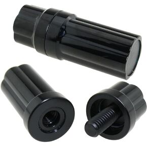2 Sets Plastic Billiard Cue Joint Protector Black Billiard Cue Protector Used to Protect Pool Table Cues