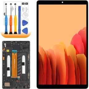 for Samsung Galaxy Tab A7 Lite Screen Replacement for Tab A7 Lite Wi-Fi SM-T227U SM-T220 LCD Display Touch Digitizer Assembly Repair Part Black with Frame(Wi-Fi Version)