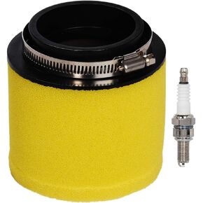 HIFROM Dual Stage Air Filter Element Cleaner with Spark Plug Replacement for Arctic Cat ATV 375 400 454 500 2x4 4x4 Auto Replaces 0470-391 & 0470-322