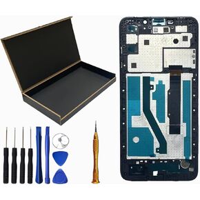 LCD Screen Display Touch Digitizer Assembly with Frame Replacement for TCL A3X A600DL 6"