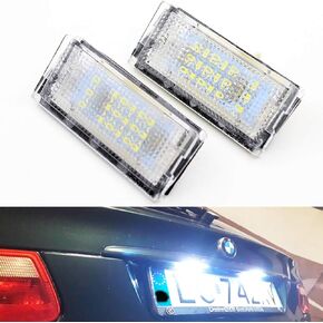 LED License Plate Light Compatible with 1998-2005 BMW E46 4D 4-Door Sedan 5D Touring 3 Series 318i, 320i, 323i, 325i xi, 328i, 330i, 330xi