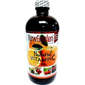 Natural Liquid Vitamin C with Rose Hip,Amla,Camu Camu, Acerola, 1 Pack 16 OZ Glass Bottle