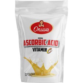 Ascorbic Acid Powder (Vitamin C Powder) 2 lb (907g) - for Immune Support - Gluten Free, No Filler, Pure Powder - 1g (1000mg) of Vitamin C per Serving