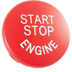 Replacement for BMW red Engine Start Stop Switch Ignition Button fit E Chassis Code BMW E60 E90 E91 E92 E93 E84 E70 E71 E72 E83 E81 E89 Accessories