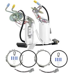 Front & Rear Fuel Pump Assembly Compatible with Ford F-150 F-250 F-350 1992 1993 1994 1995 1996 1997 SP2005H SP2007H