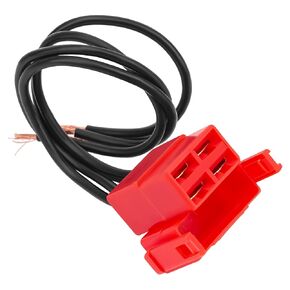 AHL 4-Way Starter Solenoid Relay Plug Connector Wiring Harness Compatible with Honda CBR600 CBR900 CBR929 CBR954 CBR1100XX CBR 600 900 929 954 1100XX VTR F2 F3- Red(1pcs)