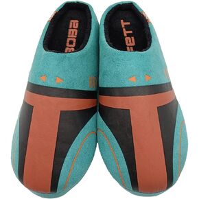 Officially Licensed Boba Fett Star Wars Franchise Design Slippers for Adults