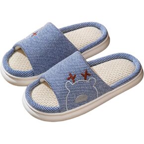 Animal Shape Slippers, Womens Four Seasons Home Linen Slippers