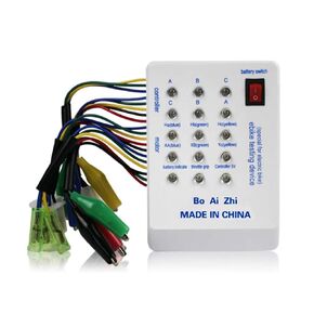24V/36V/48V/60V/72V Electro Car E-Bike Scooter Brushless Motor Controller Tester for Teste Motor Coil (White)