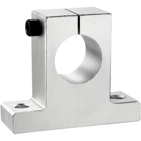 uxcell SK35 Aluminum Linear Motion Rail Clamping Rod Rail Guide Support for 35mm Diameter Shaft