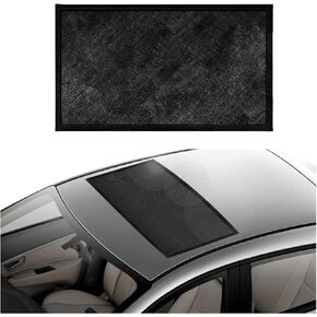 Car Sunroof Breathable Sun Shade, Magnetic Quick Install UV Sun Protection Mesh, Anti-Mosquito Durable Screen Cover for Baby Kids Breastfeeding When Parking on Camping Trips
